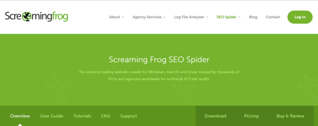 Screaming Frog