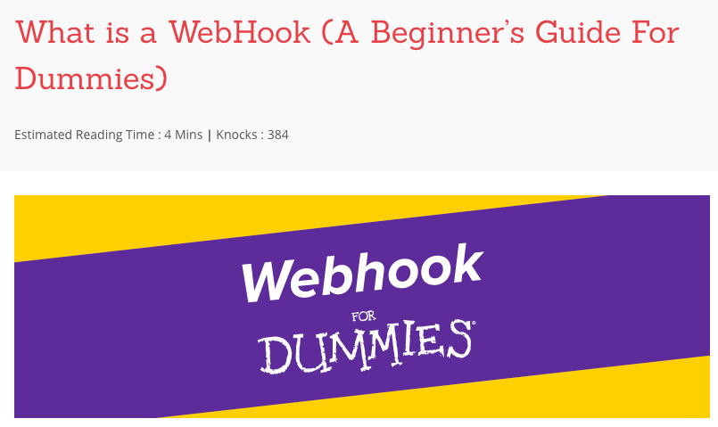 Webhook Webengage