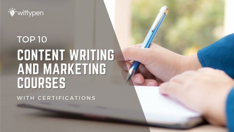 Top 10 Content Writing and Content Marketing Courses