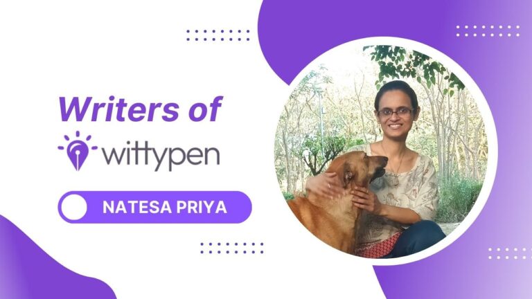 Writers of Wittypen - Natesa Priya