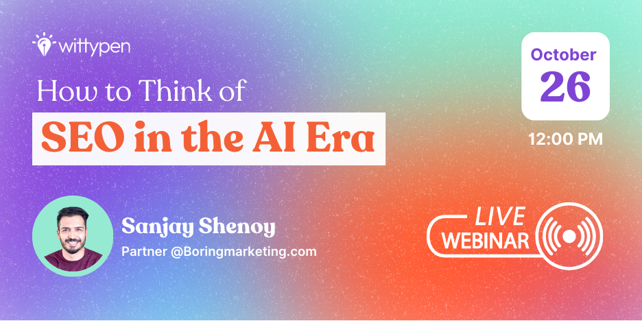event banner - How to think of SEO in the AI Era